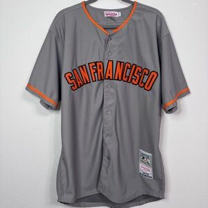 Rare Willie McCovey San Francisco Giants Mitchell Ness 52 2XL Cooperstown 1973
